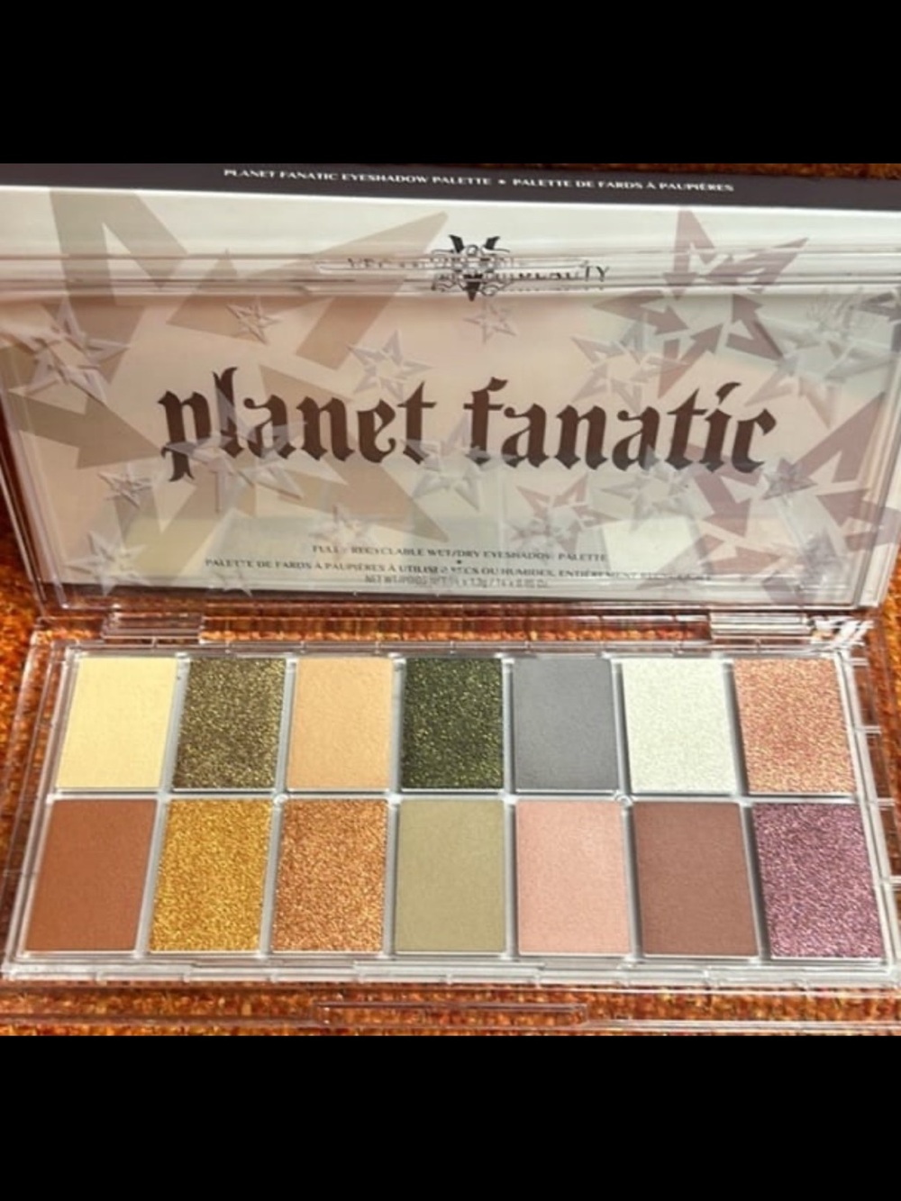 Kat Von D Planet Fanatic Eyeshadow Palette - Greens, Golds, Browns, Pinks